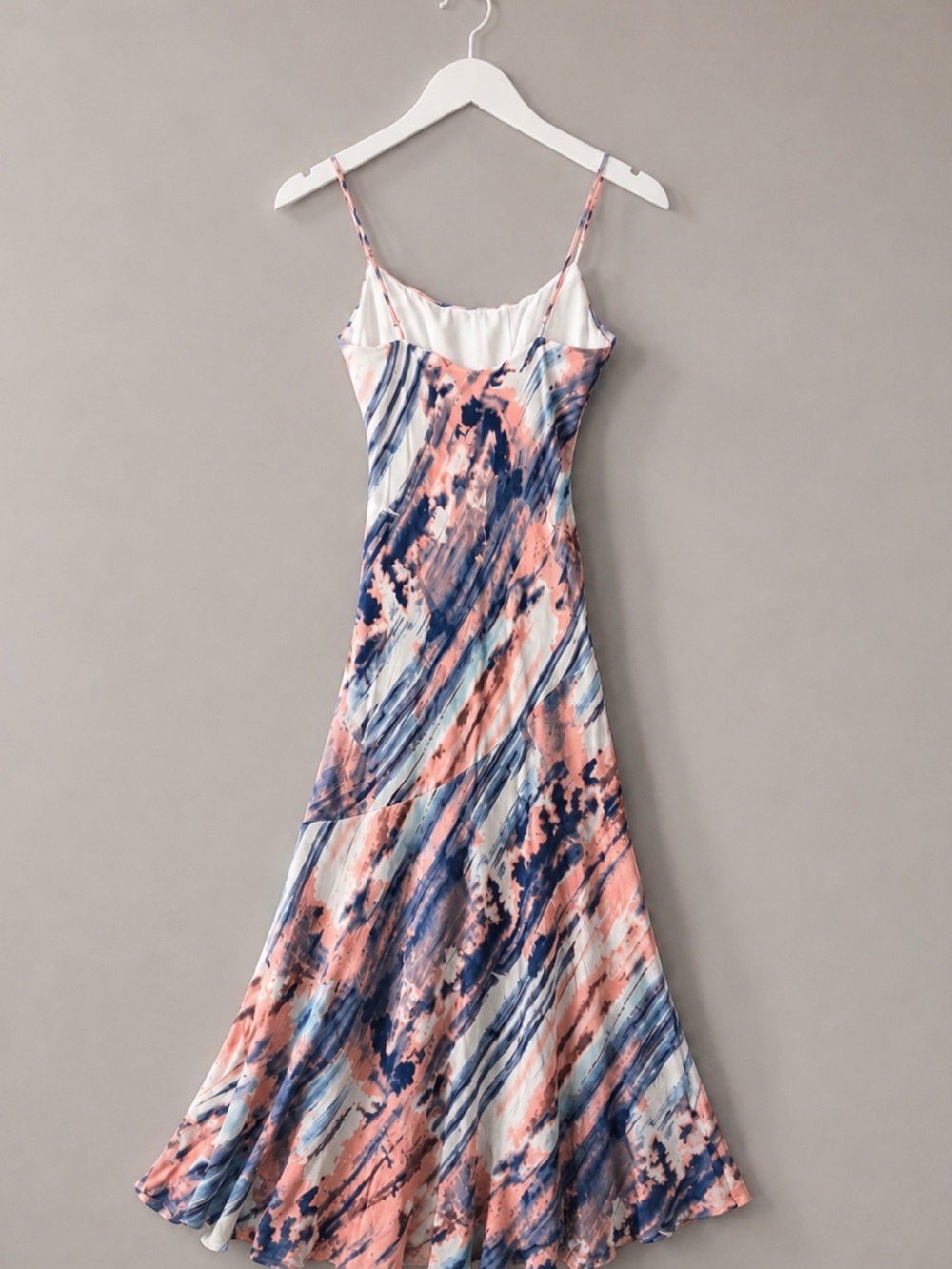 HELLO MOLLY Full Time Glam Watercolour Midi Dress Size L / US 8 - Picture 6 of 10